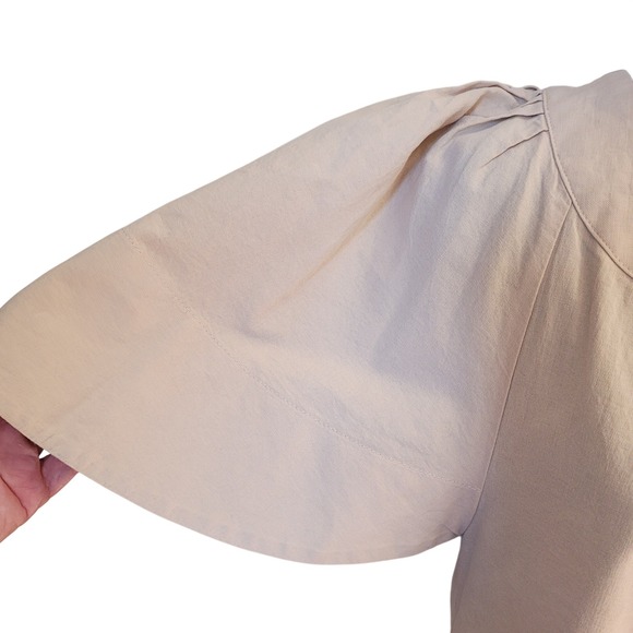 Pomander Place Cream V-Neck Mini Dress - Picture 2 of 8